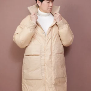 เสื้อขนเป็ด Man  สีน้ำตาล