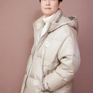เสื้อขนเป็ด + ขนเฟอร์ Man สีดำ