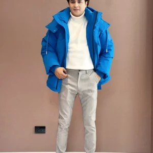 เสื้อขนเป็ด Man ลุยหิมะ สีน้ำเงิน