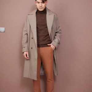 เสื้อโค้ท สีน้ำตาล Man