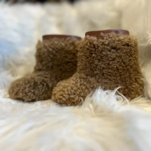 รองเท้าบูทเด็กเล็ก รุ่น wool สีน้ำตาล