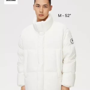 เสื้อขนเป็ด Man  สีขาว