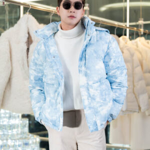 เสื้อขนเป็ด Men  สีฟ้า