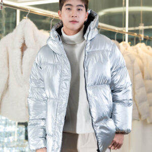 เสื้อขนเป็ด Men  สีเงิน/ทอง