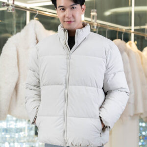 เสื้อขนเป็ด ZARA MAN  สีครีม