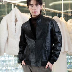 แจ็คเก็ต Man  สีดำ