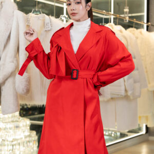 เสื้อโค้ท Woman  สีแดง