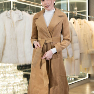 เสื้อโค้ท Woman สีน้ำตาล