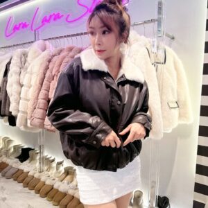 เสื้อแจ็คเก็ต สีน้ำตาล