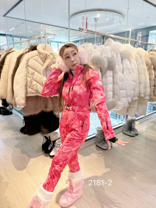 ชุดสกี Woman  สีชมพู - Image 2