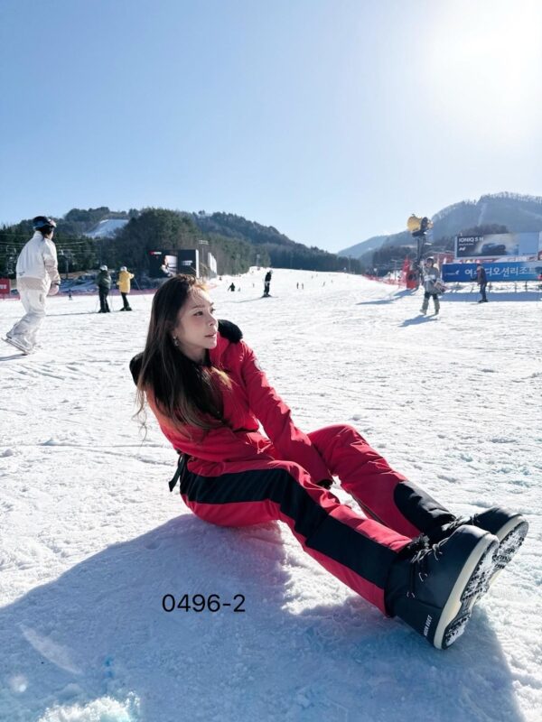 ชุดสกี สีแดง Woman Size M - Image 2